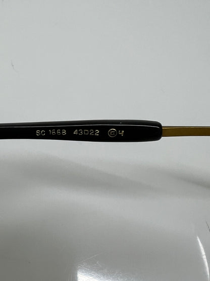 【中古品】【メンズ】 G4 old&new ジーフォーオールドアンドニュー 一山メガネ SC1668 アイウェア アクセサリー 眼鏡 203-260704-kk-11-hon サイズ：43ロ22 カラー：パープル/ゴールド 万代Net店