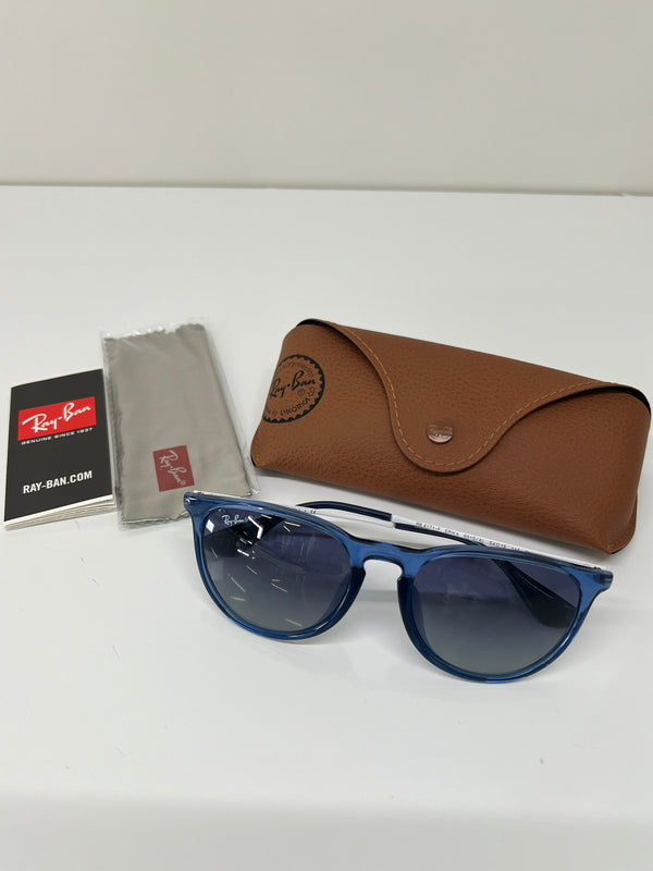 【中古品】【レディース】 Ray-Ban レイバン ERIKA CLASSIC RB4171-F エリカ クラシック サングラス アイウェア アクセサリー 203-260704-kk-10-hon サイズ：54ロ18-145 カラー：ブルー/ホワイト 万代Net店
