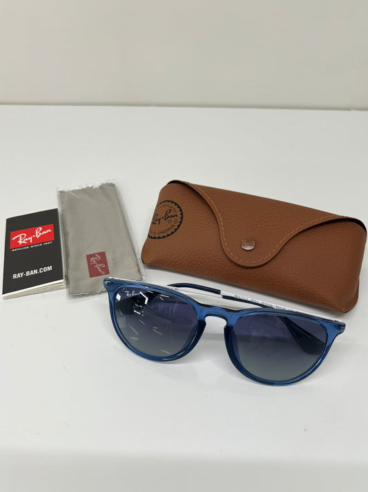 【中古品】【レディース】 Ray-Ban レイバン ERIKA CLASSIC RB4171-F エリカ クラシック サングラス アイウェア アクセサリー 203-260704-kk-10-hon サイズ：54ロ18-145 カラー：ブルー/ホワイト 万代Net店