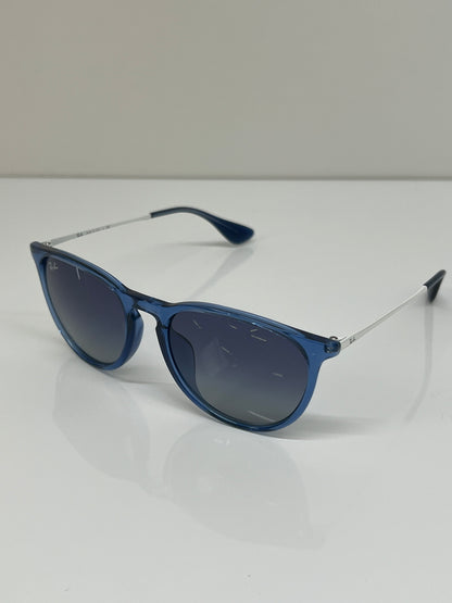 【中古品】【レディース】 Ray-Ban レイバン ERIKA CLASSIC RB4171-F エリカ クラシック サングラス アイウェア アクセサリー 203-260704-kk-10-hon サイズ：54ロ18-145 カラー：ブルー/ホワイト 万代Net店