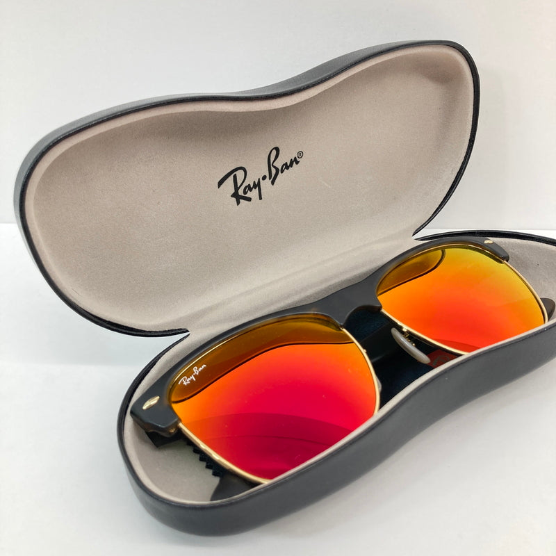 【中古品】【メンズ】 RayｰBan レイバン CLUBMASTER OVERSIZED RB4175 クラブマスター オーバーサイズド サングラス アイウェア アクセサリー 203-260804-kk-33-hon サイズ：表記無し カラー：ブラウン 万代Net店