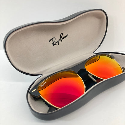 【中古品】【メンズ】 RayｰBan レイバン CLUBMASTER OVERSIZED RB4175 クラブマスター オーバーサイズド サングラス アイウェア アクセサリー 203-260804-kk-33-hon サイズ：表記無し カラー：ブラウン 万代Net店