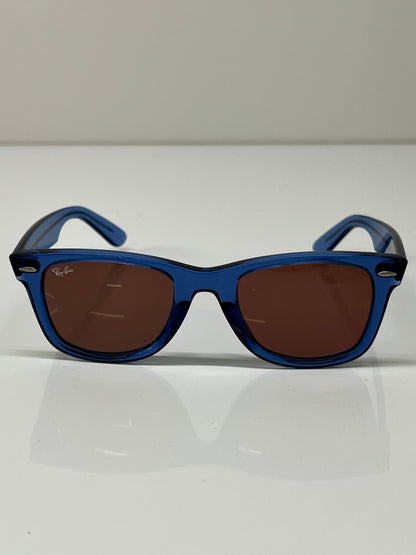 【中古品】【メンズ】 Ray-Ban レイバン ORIGINAL WAYFARER CLASSIC RB2140-F オリジナル ウェイファーラー クラシック サングラス アイウェア アクセサリー 203-260704-kk-09-hon サイズ：52ロ22-150 カラー：BLUE 万代Net店