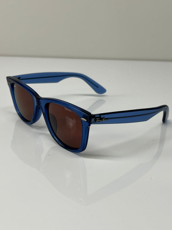 【中古品】【メンズ】 Ray-Ban レイバン ORIGINAL WAYFARER CLASSIC RB2140-F オリジナル ウェイファーラー クラシック サングラス アイウェア アクセサリー 203-260704-kk-09-hon サイズ：52ロ22-150 カラー：BLUE 万代Net店