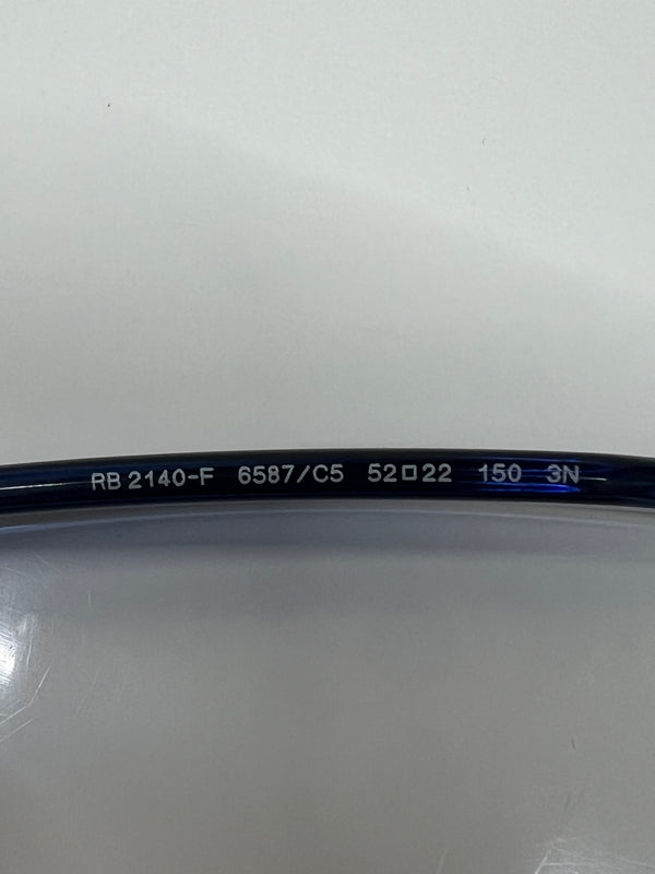 【中古品】【メンズ】 Ray-Ban レイバン ORIGINAL WAYFARER CLASSIC RB2140-F オリジナル ウェイファーラー クラシック サングラス アイウェア アクセサリー 203-260704-kk-09-hon サイズ：52ロ22-150 カラー：BLUE 万代Net店