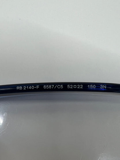 【中古品】【メンズ】 Ray-Ban レイバン ORIGINAL WAYFARER CLASSIC RB2140-F オリジナル ウェイファーラー クラシック サングラス アイウェア アクセサリー 203-260704-kk-09-hon サイズ：52ロ22-150 カラー：BLUE 万代Net店