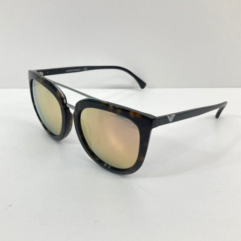 【中古品】【メンズ】 EMPORIO ARMANI エンポリオ・アルマーニ SUNGLAS EA4096D ダブルブリッジ サングラス アイウェア アクセサリー 203-260804-kk-32-hon サイズ：56ロ18-150 カラー：ブラック 万代Net店