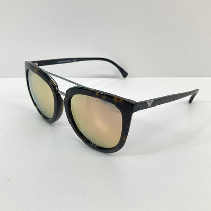 【中古品】【メンズ】 EMPORIO ARMANI エンポリオ・アルマーニ SUNGLAS EA4096D ダブルブリッジ サングラス アイウェア アクセサリー 203-260804-kk-32-hon サイズ：56ロ18-150 カラー：ブラック 万代Net店