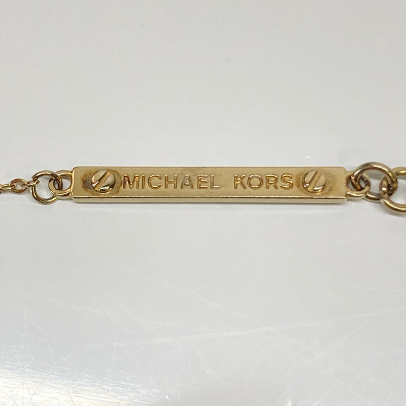 【中古品】【レディース】 MICHAEL KORS マイケルコース HERITAGE NECKLACE MKJ2654710 ヘリテージ ネックレス アクセサリー 182-260804-kk-24-hon カラー：ゴールド 万代Net店