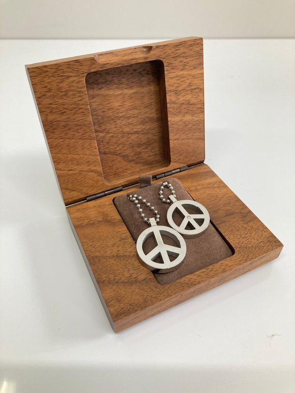 【中古品】【メンズ/レディース】 MICHEL KLEIN ミッシェルクラン PEACE SIGN PENDANT NECKLACE ピースマークペンダントネックレス アクセサリー 193-260917-YS-03-hon カラー：シルバー 万代Net店