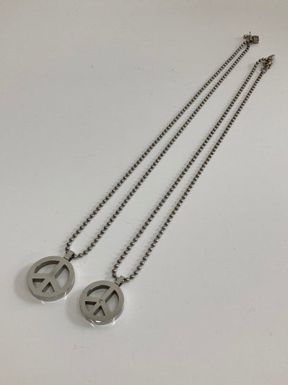 【中古品】【メンズ/レディース】 MICHEL KLEIN ミッシェルクラン PEACE SIGN PENDANT NECKLACE ピースマークペンダントネックレス アクセサリー 193-260917-YS-03-hon カラー：シルバー 万代Net店