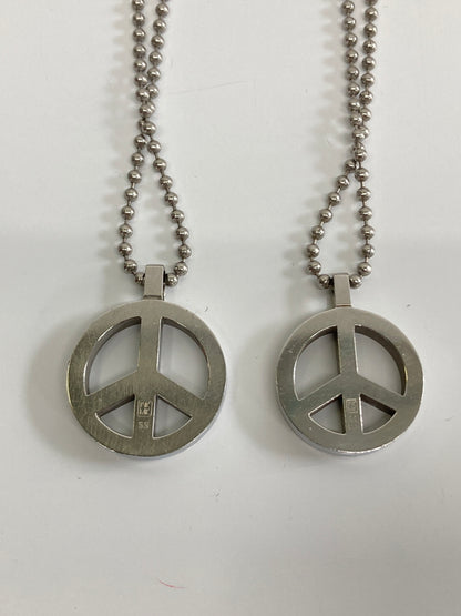 【中古品】【メンズ/レディース】 MICHEL KLEIN ミッシェルクラン PEACE SIGN PENDANT NECKLACE ピースマークペンダントネックレス アクセサリー 193-260917-YS-03-hon カラー：シルバー 万代Net店