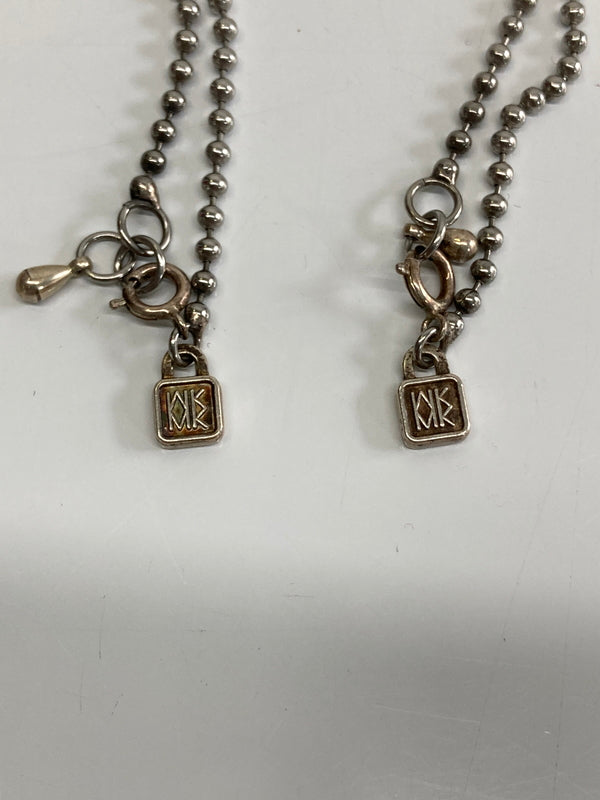 【中古品】【メンズ/レディース】 MICHEL KLEIN ミッシェルクラン PEACE SIGN PENDANT NECKLACE ピースマークペンダントネックレス アクセサリー 193-260917-YS-03-hon カラー：シルバー 万代Net店