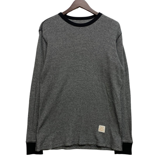 【中古品】【メンズ】 SUPREME シュプリーム THERMAL LS TEE サーマル ロングスリーブ Tシャツ トップス 149-260728-kh-15-izu サイズ：S カラー：グレー×ブラック 万代Net店