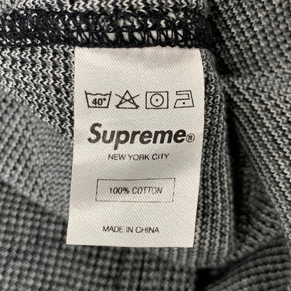 【中古品】【メンズ】 SUPREME シュプリーム THERMAL LS TEE サーマル ロングスリーブ Tシャツ トップス 149-260728-kh-15-izu サイズ：S カラー：グレー×ブラック 万代Net店
