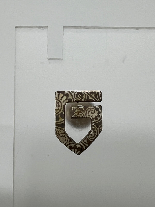【中古品】【メンズ】 GARNI ガルニ VINE PATTERN G PIERCE GP16036 バインパターン G ピアス アクセサリー 193-260801-kk-31-hon カラー：SILVER 万代Net店