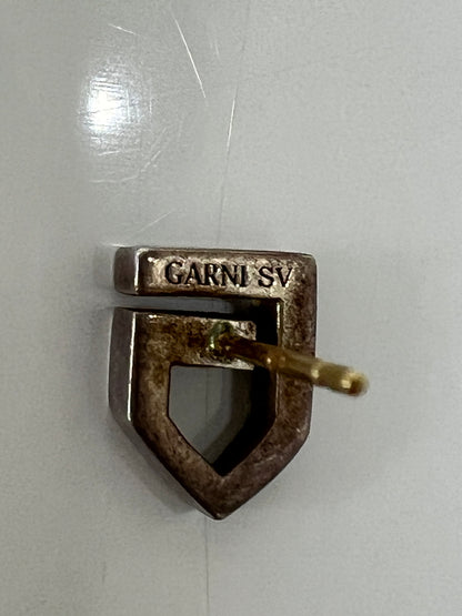【中古品】【メンズ】 GARNI ガルニ VINE PATTERN G PIERCE GP16036 バインパターン G ピアス アクセサリー 193-260801-kk-31-hon カラー：SILVER 万代Net店