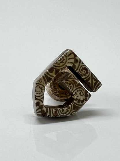 【中古品】【メンズ】 GARNI ガルニ VINE PATTERN G PIERCE GP16036 バインパターン G ピアス アクセサリー 193-260801-kk-31-hon カラー：SILVER 万代Net店
