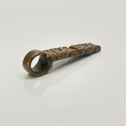 【中古品】【メンズ】 BILL WALL LEATHER ビルウォールレザー × REAL DEAL リアルディール 別注 コラボ LOGO C BAR CHARM ロゴ Cバー チャーム ペンダントトップ アクセサリー 192-260804-kk-27-hon カラー：ブラス 万代Net店