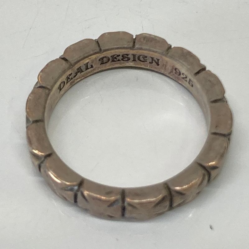 【中古品】【レディース】 DEAL DESIGN ディールデザイン MICRO CROSS RING マイクロクロスリング アクセサリー 指輪 193-260804-kk-23-hon カラー：シルバー 4.5号 万代Net店
