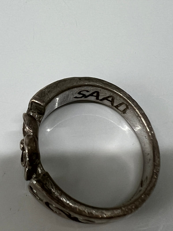 【中古品】【レディース】 SAAD サード FLOUR MOTIF RING フラワーモチーフリング アクセサリー 指輪 ネイティブジュエリー SV950 191-260727-kk-12-hon カラー：SILVER 12号 万代Net店