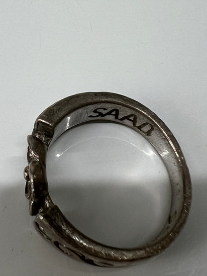 【中古品】【レディース】 SAAD サード FLOUR MOTIF RING フラワーモチーフリング アクセサリー 指輪 ネイティブジュエリー SV950 191-260727-kk-12-hon カラー：SILVER 12号 万代Net店