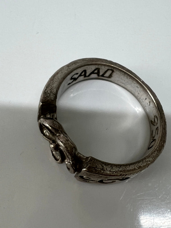 【中古品】【レディース】 SAAD サード FLOUR MOTIF RING フラワーモチーフリング アクセサリー 指輪 ネイティブジュエリー SV950 191-260727-kk-12-hon カラー：SILVER 12号 万代Net店