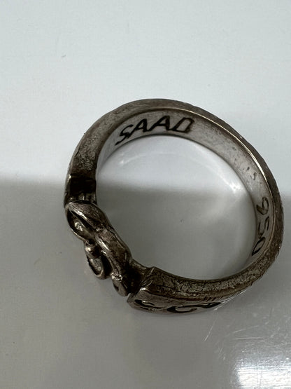 【中古品】【レディース】 SAAD サード FLOUR MOTIF RING フラワーモチーフリング アクセサリー 指輪 ネイティブジュエリー SV950 191-260727-kk-12-hon カラー：SILVER 12号 万代Net店