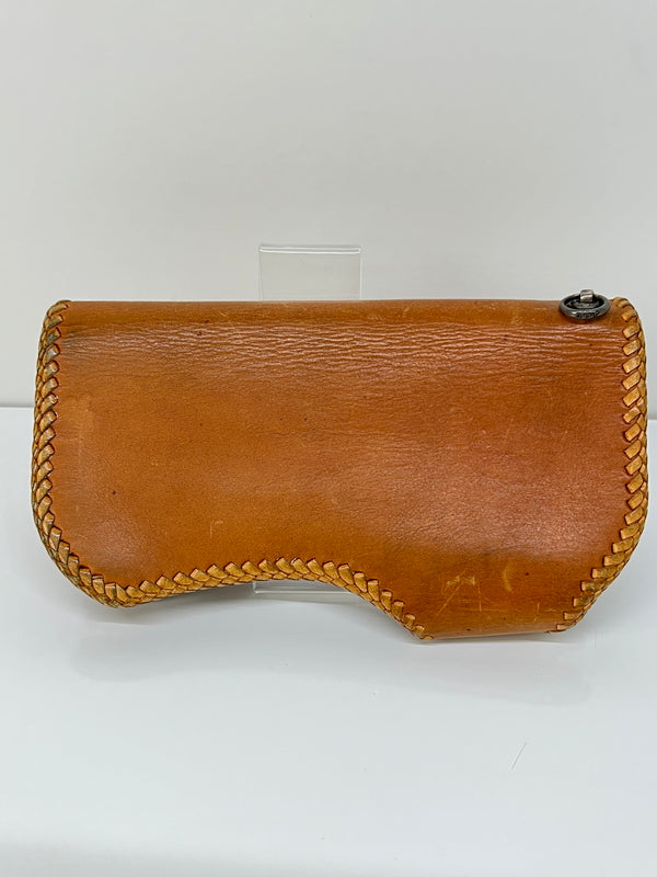 【中古品】【メンズ】 SAAD サード LEATHER BIKER WALLET レザーバイカーズウォレット 二つ折り長財布 ビーズカスタム コンチョ付き 200-260801-kk-36-hon カラー：NATURAL 万代Net店