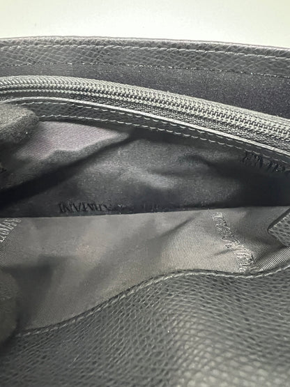【中古品】【メンズ】 EMPORIO ARMANI エンポリオ・アルマーニ LEATHER LONG WALLET Y4R256 YAQ2E 81072 レザー ロングウォレット 二つ折り長財布 200-260801-kk-33-hon カラー：BLACK 万代Net店