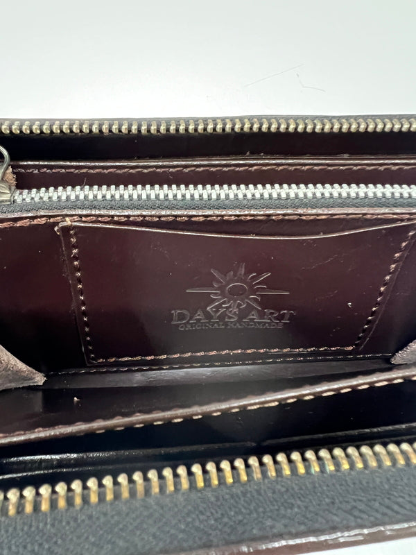 【中古品】【メンズ】 DAYSART デイズアート ARABESQE CARVING WALLET アラベスク カービングウォレット 長財布 ラウンドファスナーウォレット 200-260801-kk-37-hon カラー：NATURAL 万代Net店