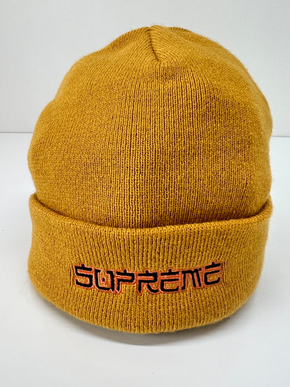 【中古品】【メンズ】 Supreme シュプリーム 21AW DEMON BEANIE デモンビーニー 帽子 ニットキャップ 149-260801-kk-13-hon サイズ：F カラー：MUSTARD 万代Net店