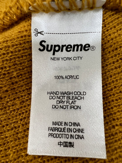 【中古品】【メンズ】 Supreme シュプリーム 21AW DEMON BEANIE デモンビーニー 帽子 ニットキャップ 149-260801-kk-13-hon サイズ：F カラー：MUSTARD 万代Net店