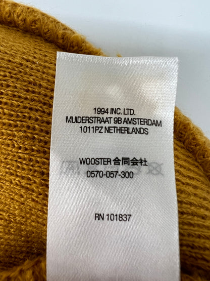 【中古品】【メンズ】 Supreme シュプリーム 21AW DEMON BEANIE デモンビーニー 帽子 ニットキャップ 149-260801-kk-13-hon サイズ：F カラー：MUSTARD 万代Net店