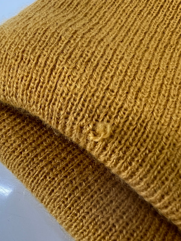 【中古品】【メンズ】 Supreme シュプリーム 21AW DEMON BEANIE デモンビーニー 帽子 ニットキャップ 149-260801-kk-13-hon サイズ：F カラー：MUSTARD 万代Net店