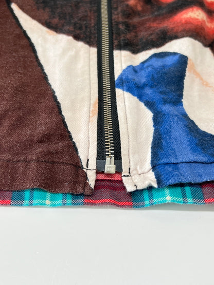【中古品】【メンズ】 Supreme シュプリーム 18SS MLK ZIP UP FLANNEL SHIRT マーティン・ルーサー・キング・ジュニア ジップアップ フランネルシャツ 長袖 トップス 149-260801-kk-24-hon サイズ：M カラー：MULTICOLOR 万代Net店
