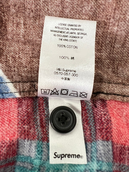 【中古品】【メンズ】 Supreme シュプリーム 18SS MLK ZIP UP FLANNEL SHIRT マーティン・ルーサー・キング・ジュニア ジップアップ フランネルシャツ 長袖 トップス 149-260801-kk-24-hon サイズ：M カラー：MULTICOLOR 万代Net店