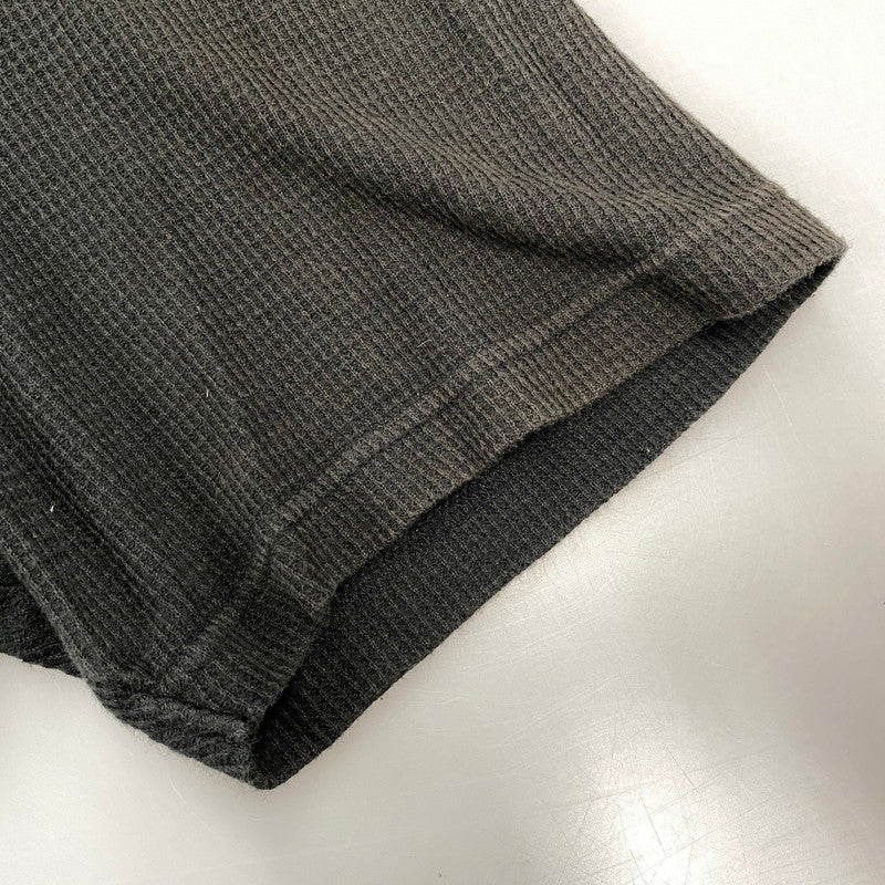 【中古品】【メンズ】 SUPREME シュプリーム 19SS STRIPE RIB WAFFLE TOP ストライプ リブ ワッフル トップ トップス 半袖 149-260706-cs-02-izu サイズ：M カラー：ブラック 万代Net店