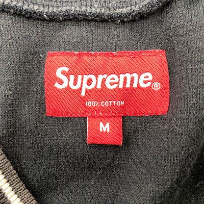 【中古品】【メンズ】 SUPREME シュプリーム 19SS STRIPE RIB WAFFLE TOP ストライプ リブ ワッフル トップ トップス 半袖 149-260706-cs-02-izu サイズ：M カラー：ブラック 万代Net店