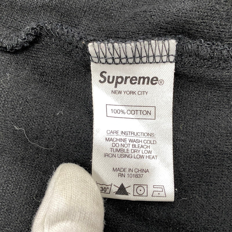 【中古品】【メンズ】 SUPREME シュプリーム 19SS STRIPE RIB WAFFLE TOP ストライプ リブ ワッフル トップ トップス 半袖 149-260706-cs-02-izu サイズ：M カラー：ブラック 万代Net店
