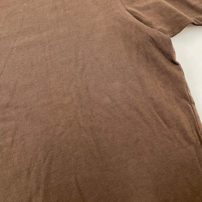 【中古品】【メンズ】 SUPREME シュプリーム ARABIC LOGO WASHED SS TEE アラビック ロゴ ウォッシュド ショートスリーブ Tシャツ トップス 半袖 149-260706-cs-03-izu サイズ：L カラー：ブラウン 万代Net店