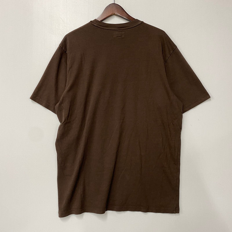 【中古品】【メンズ】 SUPREME シュプリーム ARABIC LOGO WASHED SS TEE アラビック ロゴ ウォッシュド ショートスリーブ Tシャツ トップス 半袖 149-260706-cs-03-izu サイズ：L カラー：ブラウン 万代Net店