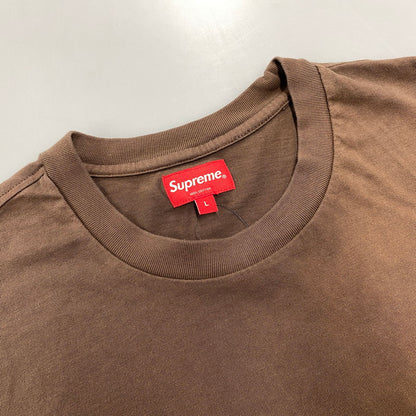 【中古品】【メンズ】 SUPREME シュプリーム ARABIC LOGO WASHED SS TEE アラビック ロゴ ウォッシュド ショートスリーブ Tシャツ トップス 半袖 149-260706-cs-03-izu サイズ：L カラー：ブラウン 万代Net店