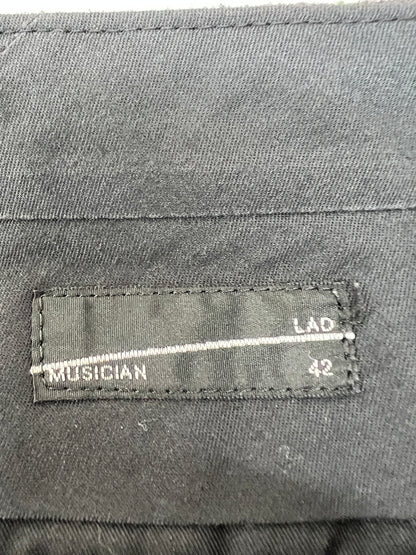 【中古品】【メンズ】 LAD MUSICIAN ラッドミュージシャン 18SS TARTAN CHECK TWO TUCK WIDE SLACKS 2118-572 タータン チェック 2タック ワイド スラックス ボトムス 151-260808-SH-15-hon サイズ：42 カラー：グリーン 万代Net店