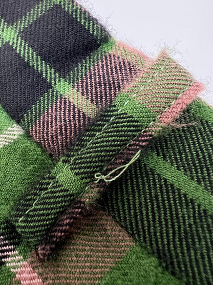 【中古品】【メンズ】 LAD MUSICIAN ラッドミュージシャン 18SS TARTAN CHECK TWO TUCK WIDE SLACKS 2118-572 タータン チェック 2タック ワイド スラックス ボトムス 151-260808-SH-15-hon サイズ：42 カラー：グリーン 万代Net店