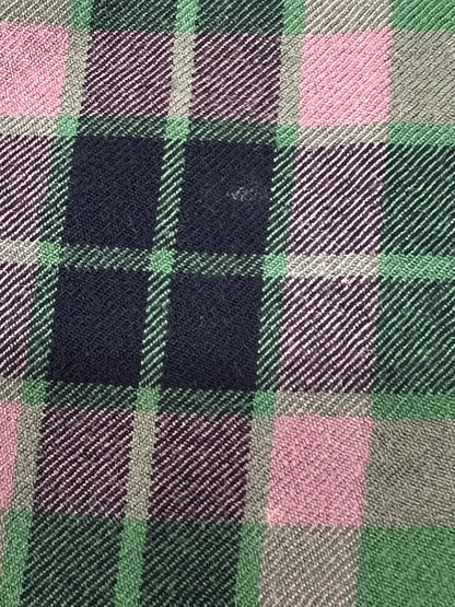 【中古品】【メンズ】 LAD MUSICIAN ラッドミュージシャン 18SS TARTAN CHECK TWO TUCK WIDE SLACKS 2118-572 タータン チェック 2タック ワイド スラックス ボトムス 151-260808-SH-15-hon サイズ：42 カラー：グリーン 万代Net店