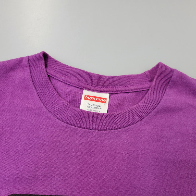 【中古品】【メンズ】 SUPREME シュプリーム 19SS WHO THE FUCK TEE フー ザ ファック Tシャツ トップス 半袖 149-260630-ya-01-izu サイズ：M カラー：パープル 万代Net店