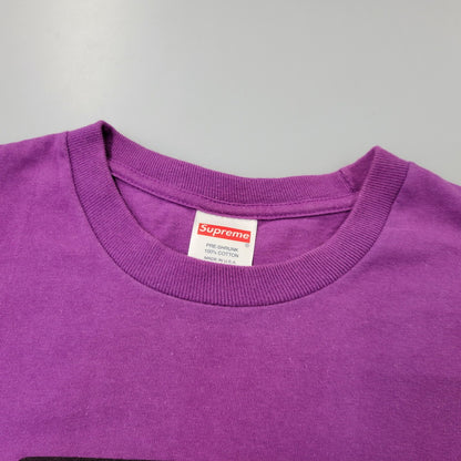 【中古品】【メンズ】 SUPREME シュプリーム 19SS WHO THE FUCK TEE フー ザ ファック Tシャツ トップス 半袖 149-260630-ya-01-izu サイズ：M カラー：パープル 万代Net店