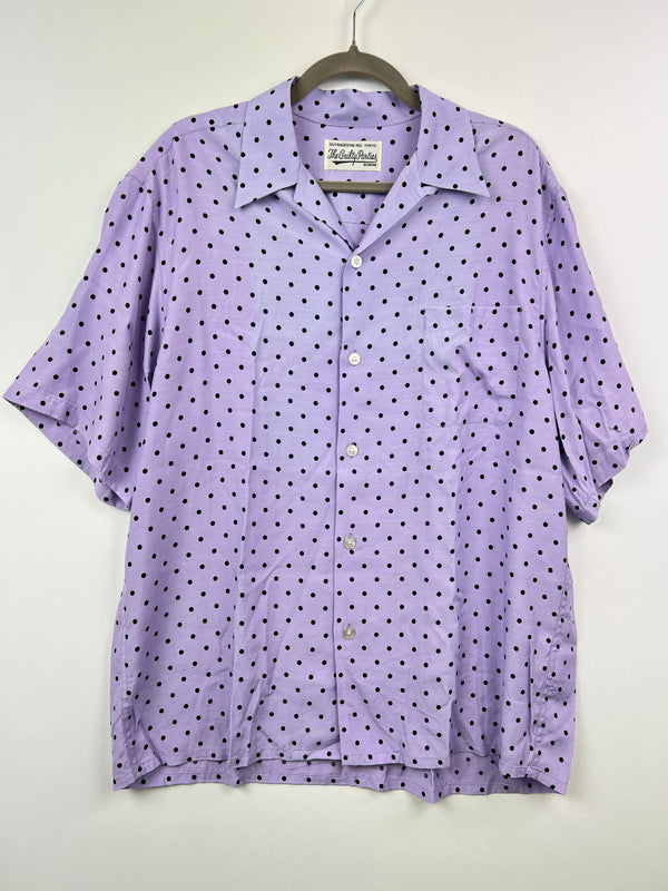 【中古品】【メンズ】 WACKO MARIA ワコマリア 23SS HAWAIIAN SHIRT S/S ( TYPE-5 ) 23SS-WMS-HI05 ハワイアンシャツ ショートスリーブ 半袖 トップス 142-260628-kk-09-hon サイズ：L カラー：パープル 万代Net店