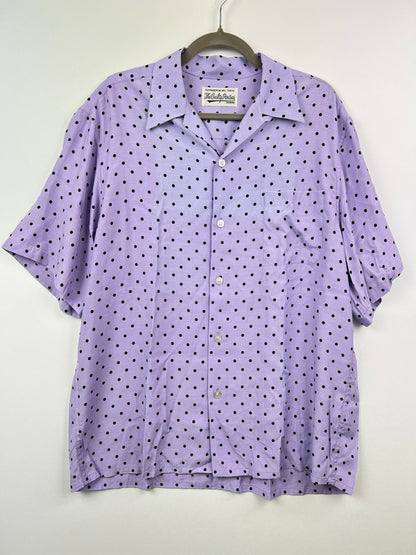 【中古品】【メンズ】 WACKO MARIA ワコマリア 23SS HAWAIIAN SHIRT S/S ( TYPE-5 ) 23SS-WMS-HI05 ハワイアンシャツ ショートスリーブ 半袖 トップス 142-260628-kk-09-hon サイズ：L カラー：パープル 万代Net店